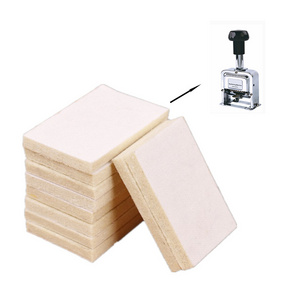 Automatic Date Steel Number Stamp Numbering ink Felt Pad for Numbering Machine