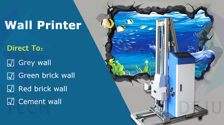 Wall Printing Machine 3D UV Vertical Wall Printer/3D background wall painting Digital Varnish Inkjet Printer