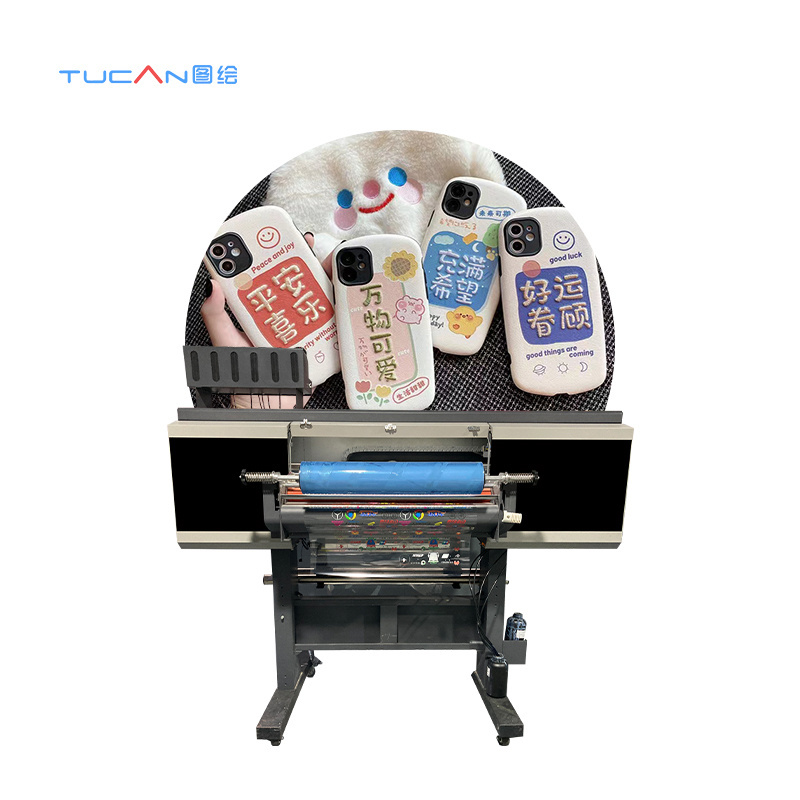 24 inch small uv eco solvent printer 60cm uv roll to roll printer uv dtf wall  printer