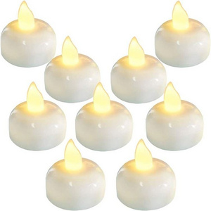 YYPD Water Activated Sensor LED Flameless Flickering Tea Lights for Wedding Party Bathroom Pool SPA Aquarium Xmas Halloween