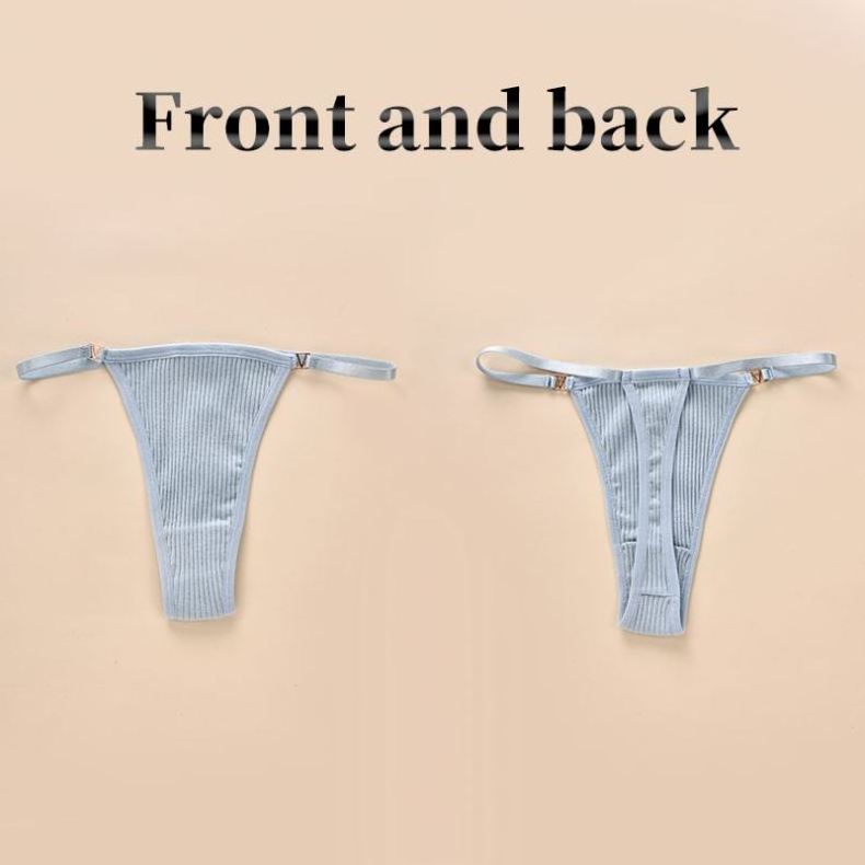 YHYT Cotton Lingerie Panties Sexy Women Thongs Fashion G-string Underwear Briefs Plus Size Low-rise Underpants Thong Tanga