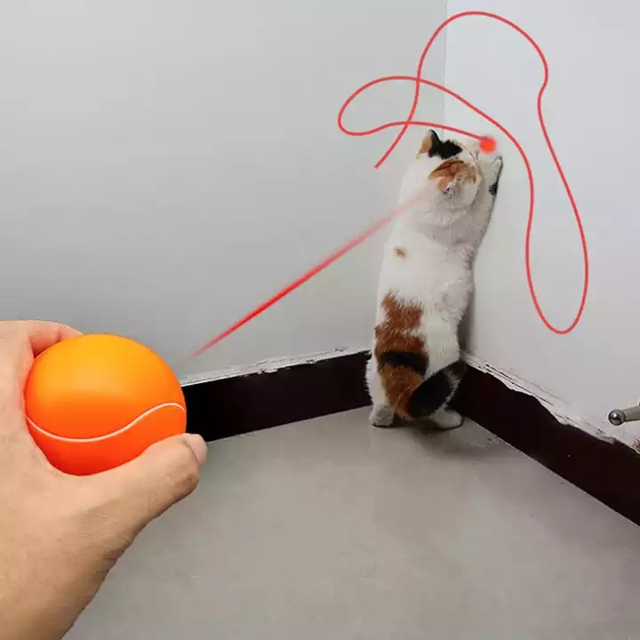 SSES  Design 3 in 1 Multifunction Cat Play Toys Interactive Electric Pet Cat Toy Automatic Cat Laser Teaser Toy