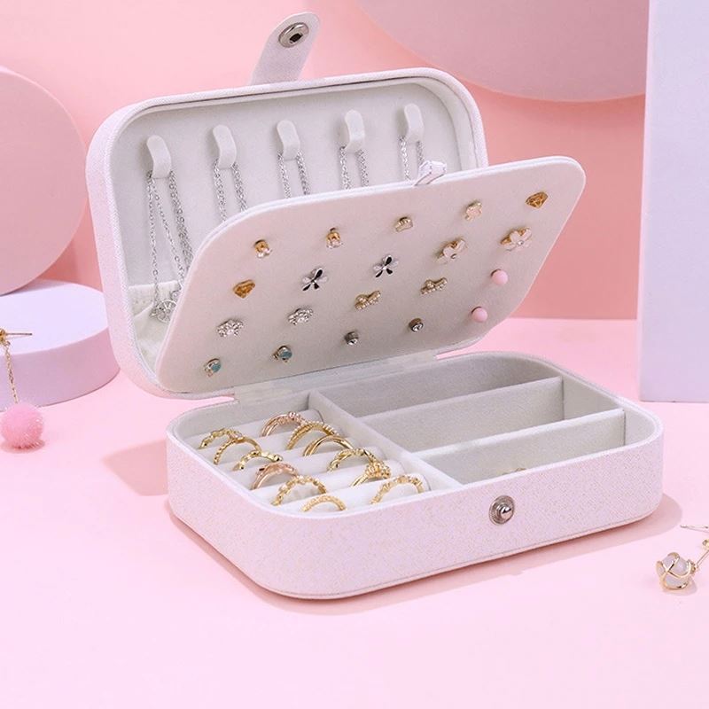 HSFT Travel Jewelry Box Organizer Storage Case