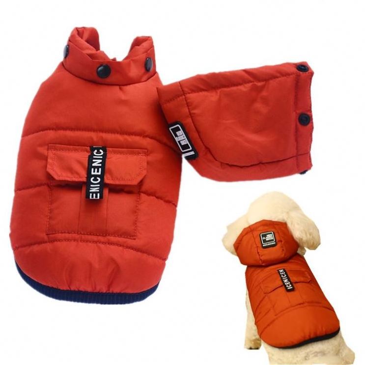 IFLT Peppy Buddies Hot Sell Quilted Reversible Wear Warm Thickened Lightweight Down Dog Coats And Puffer Jackets For Cold Winter