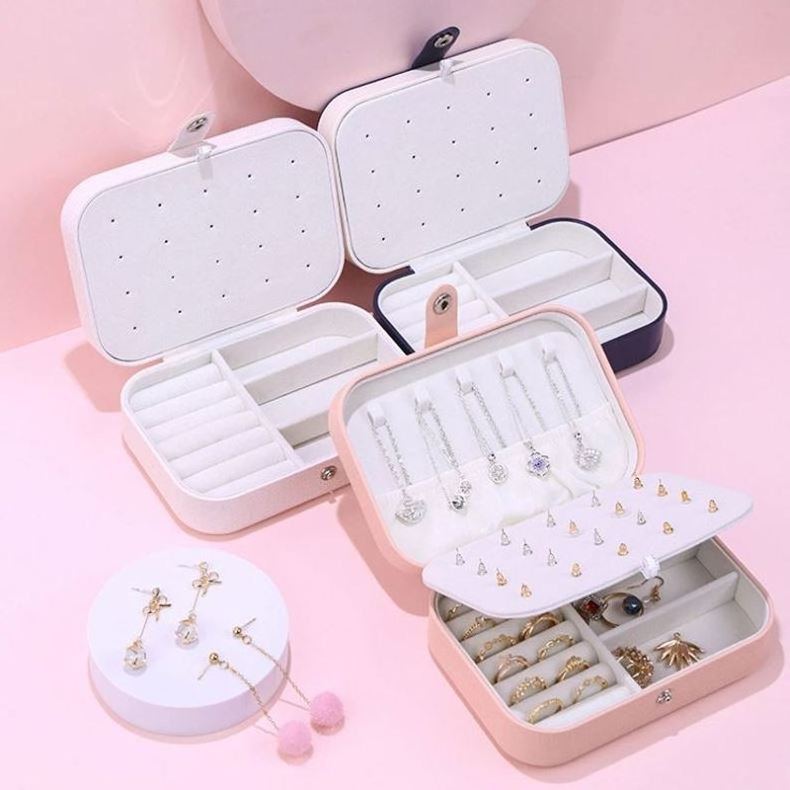 HSFT Travel Jewelry Box Organizer Storage Case