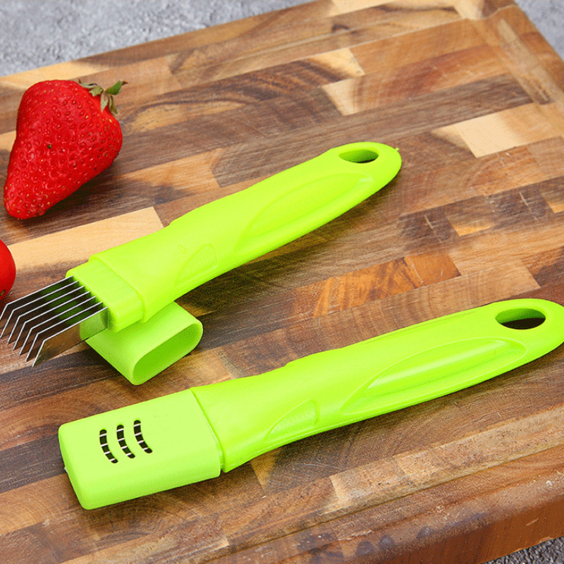 YXHT Kitchen Scallion Cutter Multifunction Vegetable Chopper Stainless Steel Onion Slicer Garlic Crusher Cutter