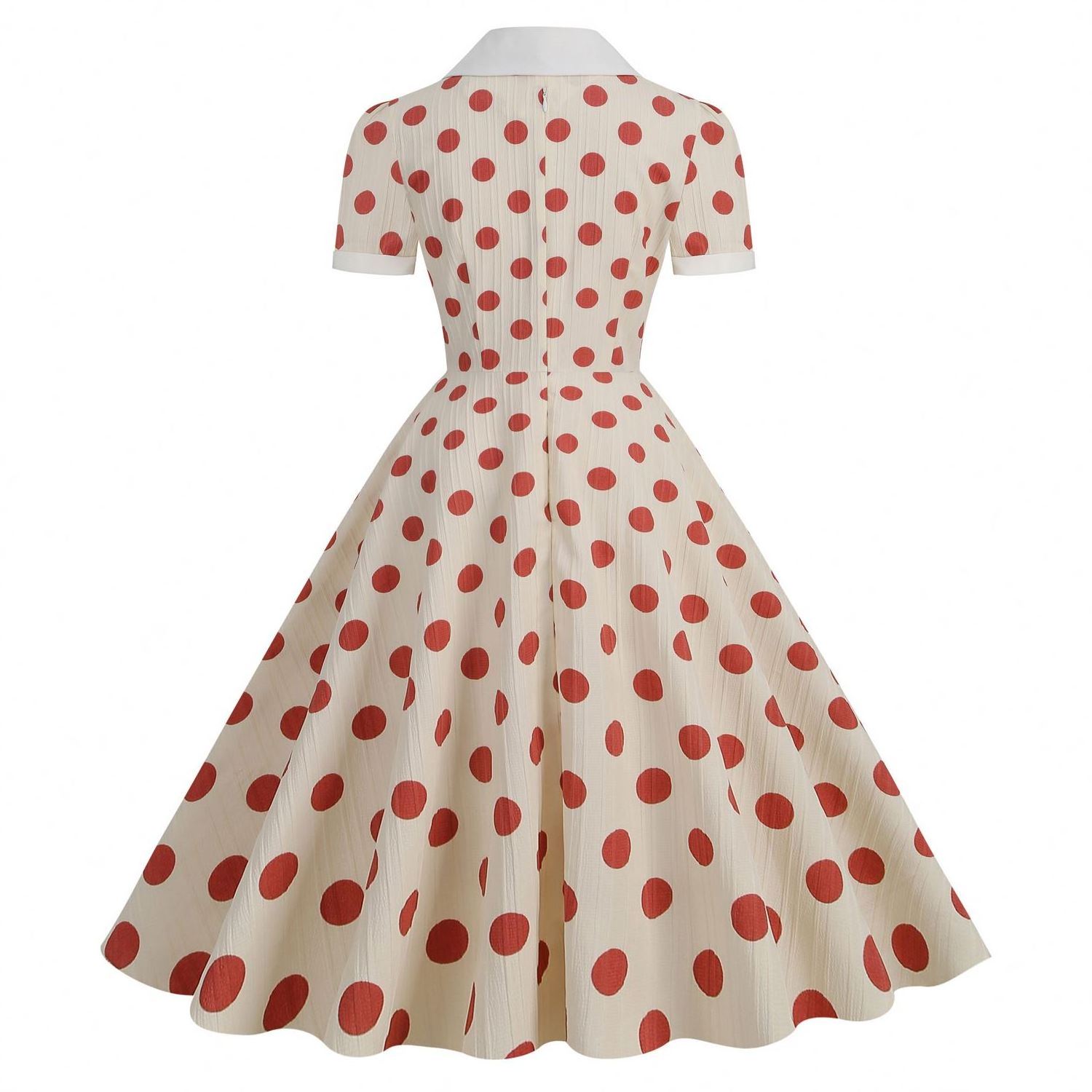 SSTZ Polka Dot 50s 60s Vintage Dancing Swing Jive Rockabilly Dresses Petticoat Bridesmaid Vintage Style Cotton Dress