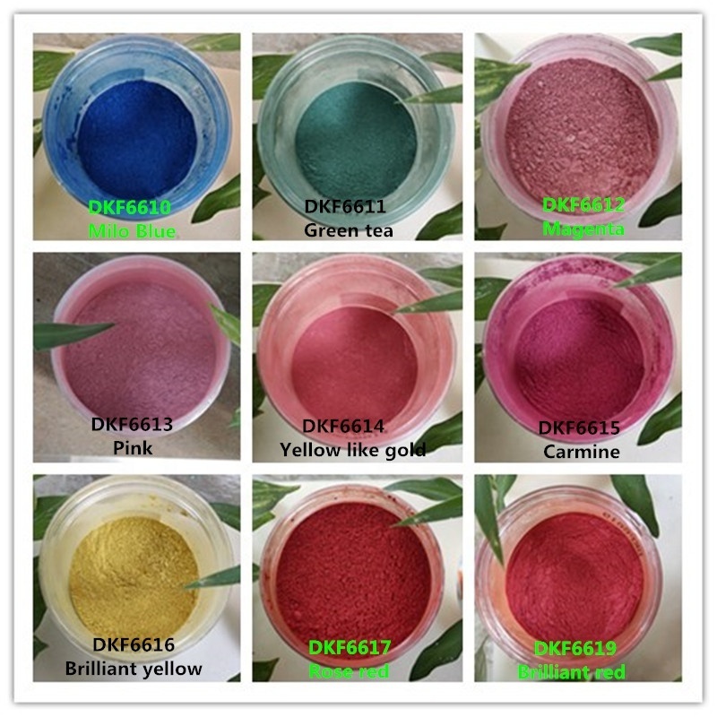 Cosmetics grade pearlescent pigment pearl powder mica powder for lipstick lip gloss and eye shadow soap making Bath bombs