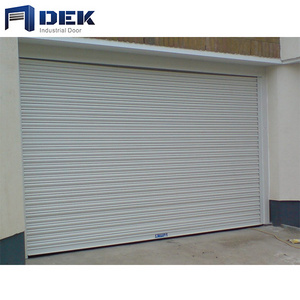 Cheap high quality perforated external horizontal heavy duty roller shutter garage door residential automatic