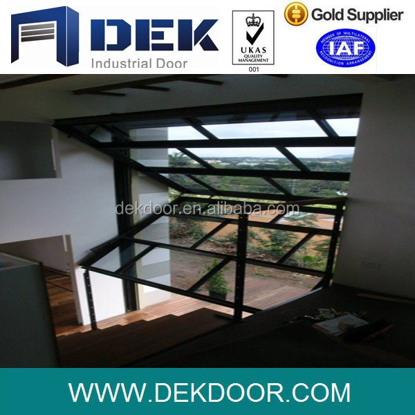 Bifold door decorative external vertical steel bifold garage door