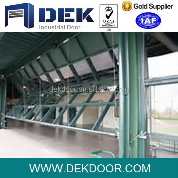 Bifold door decorative external vertical steel bifold garage door