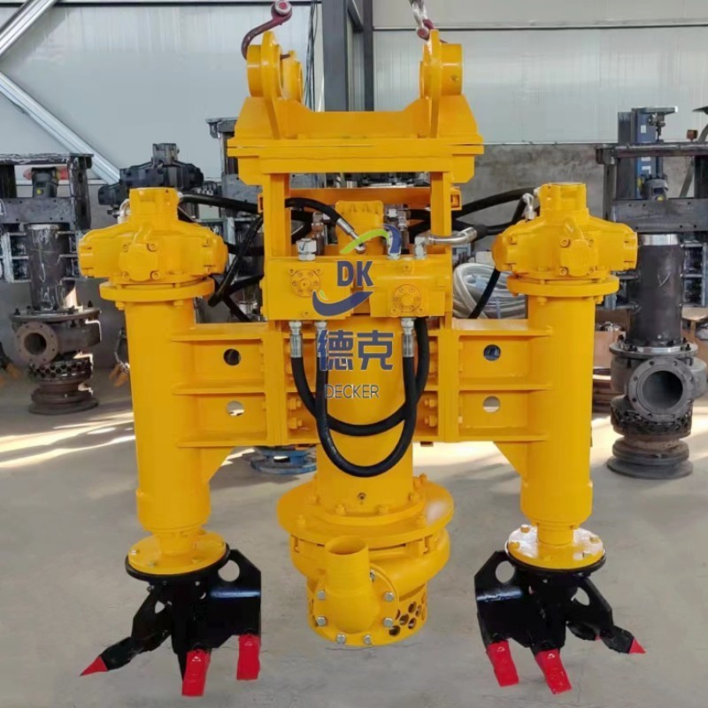 hydraulic submersible sludge dredging slurry sand suction machine mineration mining Hydraulic sand pump