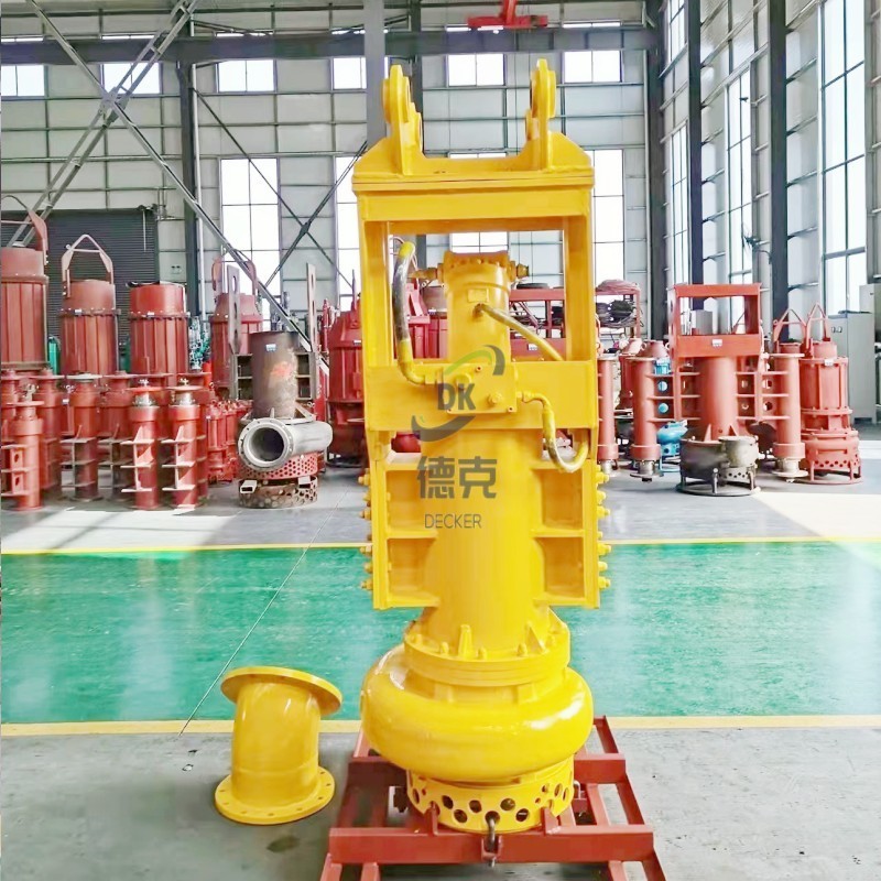 hydraulic submersible sludge dredging slurry sand suction machine mineration mining Hydraulic sand pump