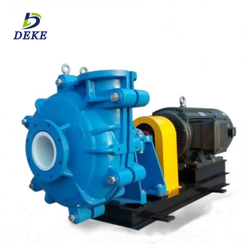 High Efficiency Ceramics Slurry Pump Belt Pulley Driven Centrifugal Pump 4 Inch Sand And Gravel Dredge Pump