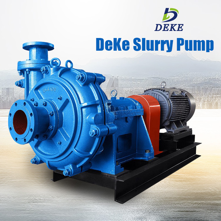 High Efficiency Ceramics Slurry Pump Belt Pulley Driven Centrifugal Pump 4 Inch Sand And Gravel Dredge Pump