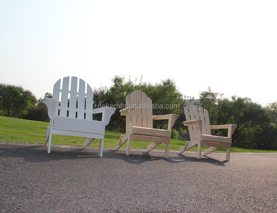 Adirondack Chair Folding Outdoor Furniture Red Color Reclining Beach Wood Garden Chair