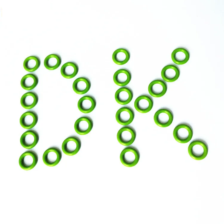 Factory outlet Custom OEM Green Rubber  HNBR Silicone O-ring Gaskets