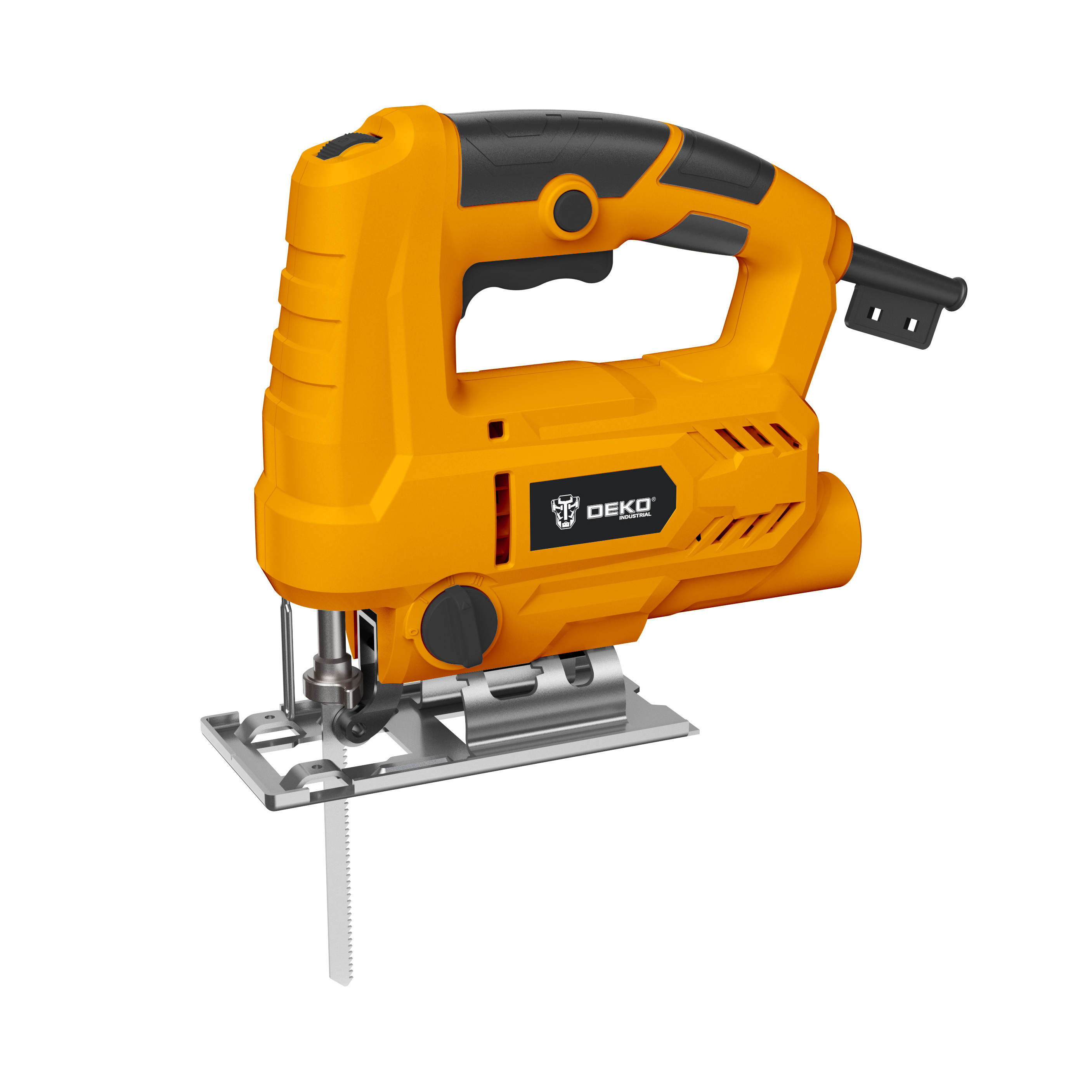 DEKO DKJS57G65 570w Professional Jig Saw 3000spm Yellow Electric Power Tools Mini Electric Machine Wood Cutting Metal Cutting