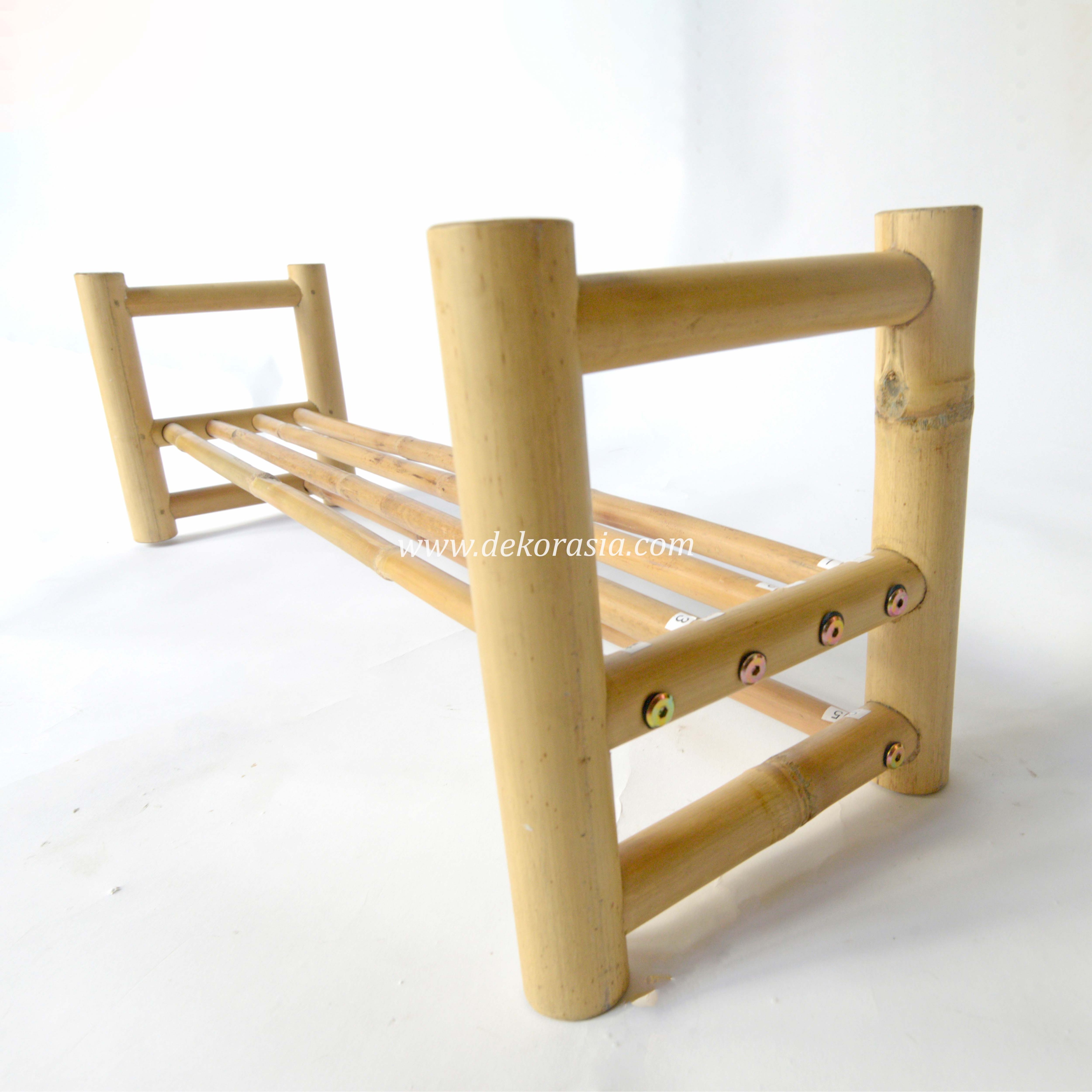 Bamboo Wall Shelf Eco Friendly Bamboo Living Room Furniture, Natural Bamboo Shoe Rack Furniture Display Racks Storage Racks