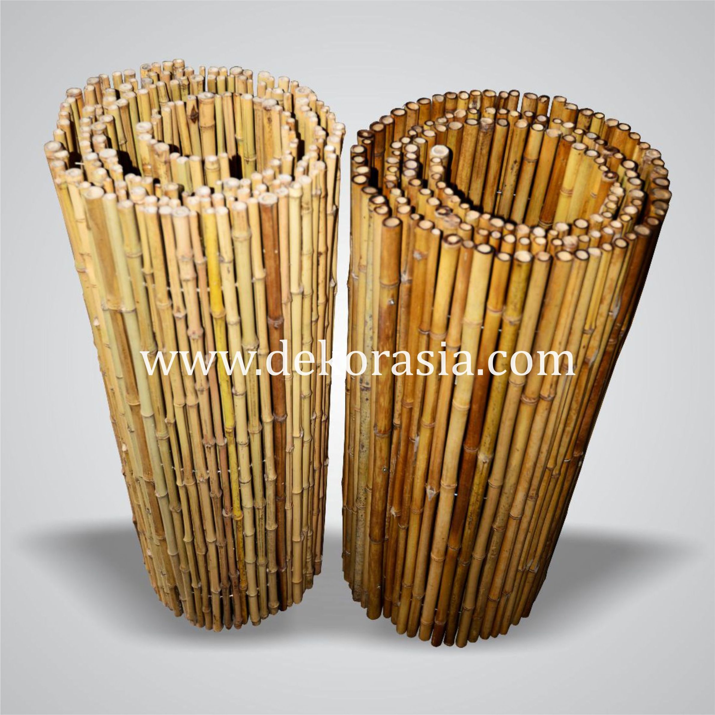 Full round roll of bamboo cendani, Bamboo Fence Wall Fencing Garden Buildings Fencing, Trellis & Gates Fence Panels