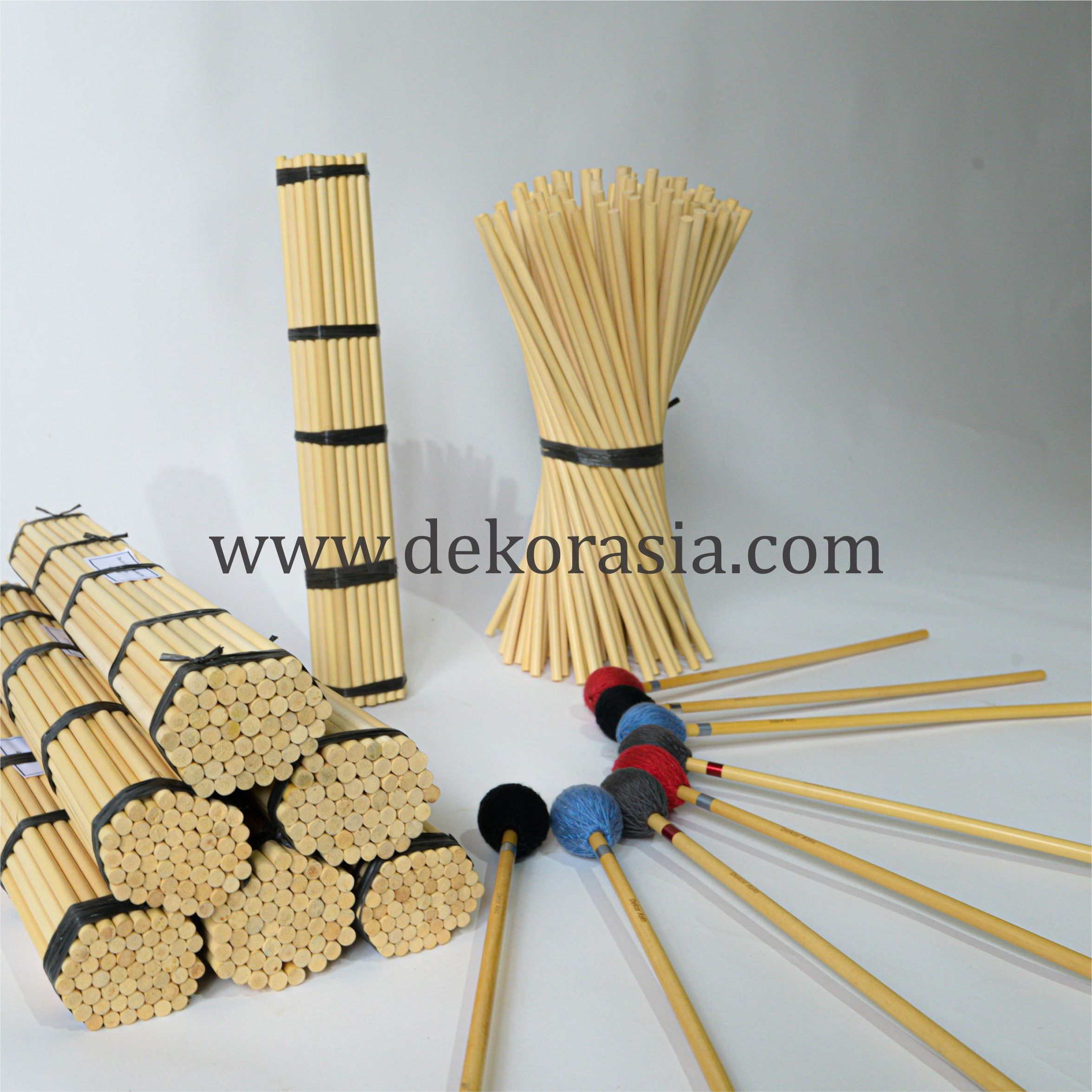 Rattan Stick / Rattan Timpani Mallets for Drums Sticks, Rattan Percussion Mallets Musical Instruments