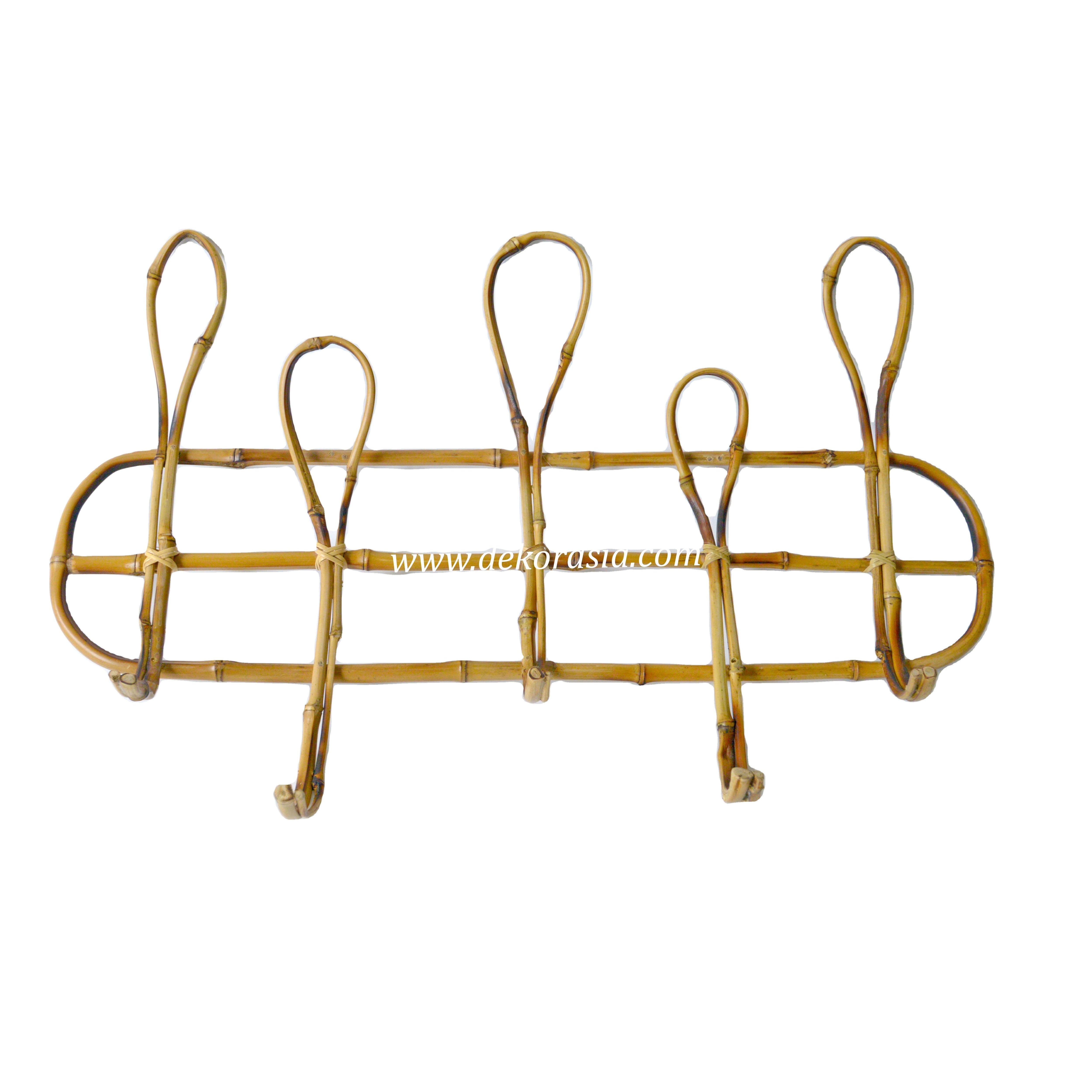 Bamboo Wall Hanger Clothes Furniture, Wall Clothes Hangers Bamboo Natural, Bamboo Furniture Laundry Hangers & Racks