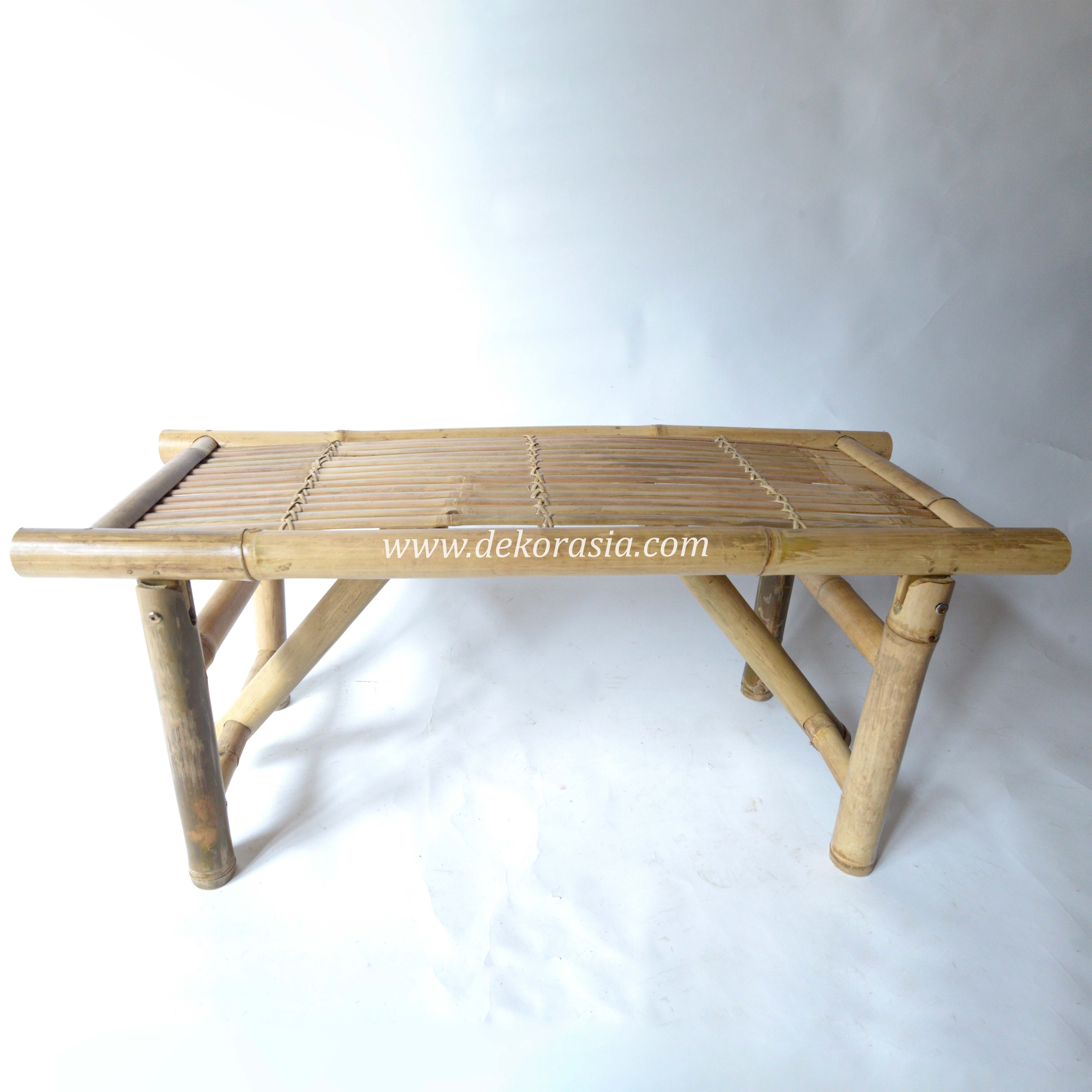 Natural Color Bamboo Bench, Bamboo Benches Furniture Living Room Bamboo Knockdownn Benches