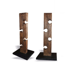 Suar Wine Rack, Standing Wine Rack Recycle Standing Wine Racks & Bottle Holders, Recycled Railway Wood - Wooden Sustainable 10