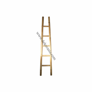 Bamboo Ladder Ladder 5 Rungs, Natural Bamboo Ladders Modern, High Quality Ladders Furniture Ladder