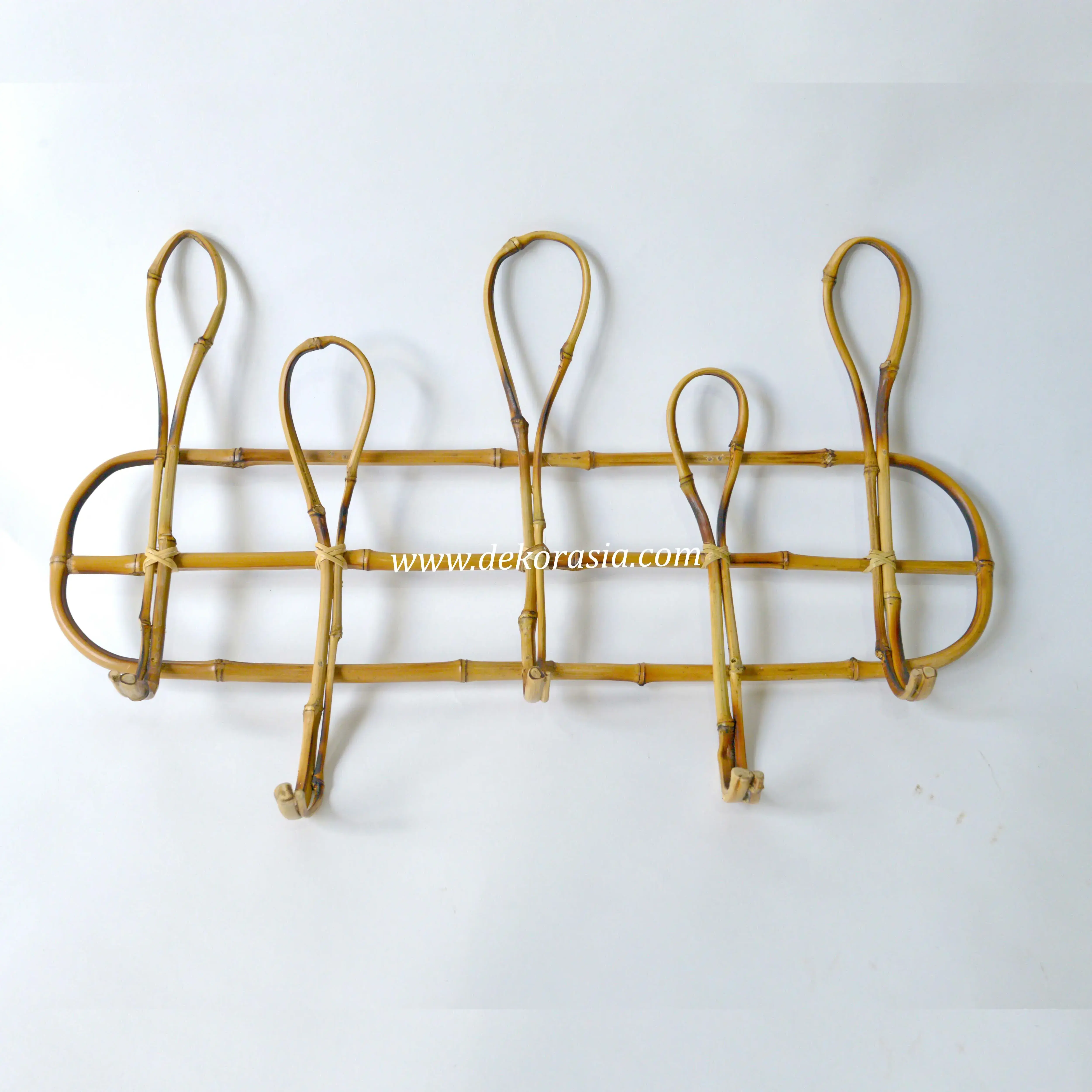 Bamboo Wall Hanger Clothes Furniture, Wall Clothes Hangers Bamboo Natural, Bamboo Furniture Laundry Hangers & Racks