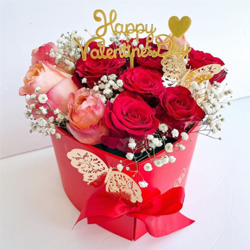 New Arrival Chocolate Packaging Box Double Layer Heart Shape Box Strawberry Chocolate Luxury Box with Clear Window