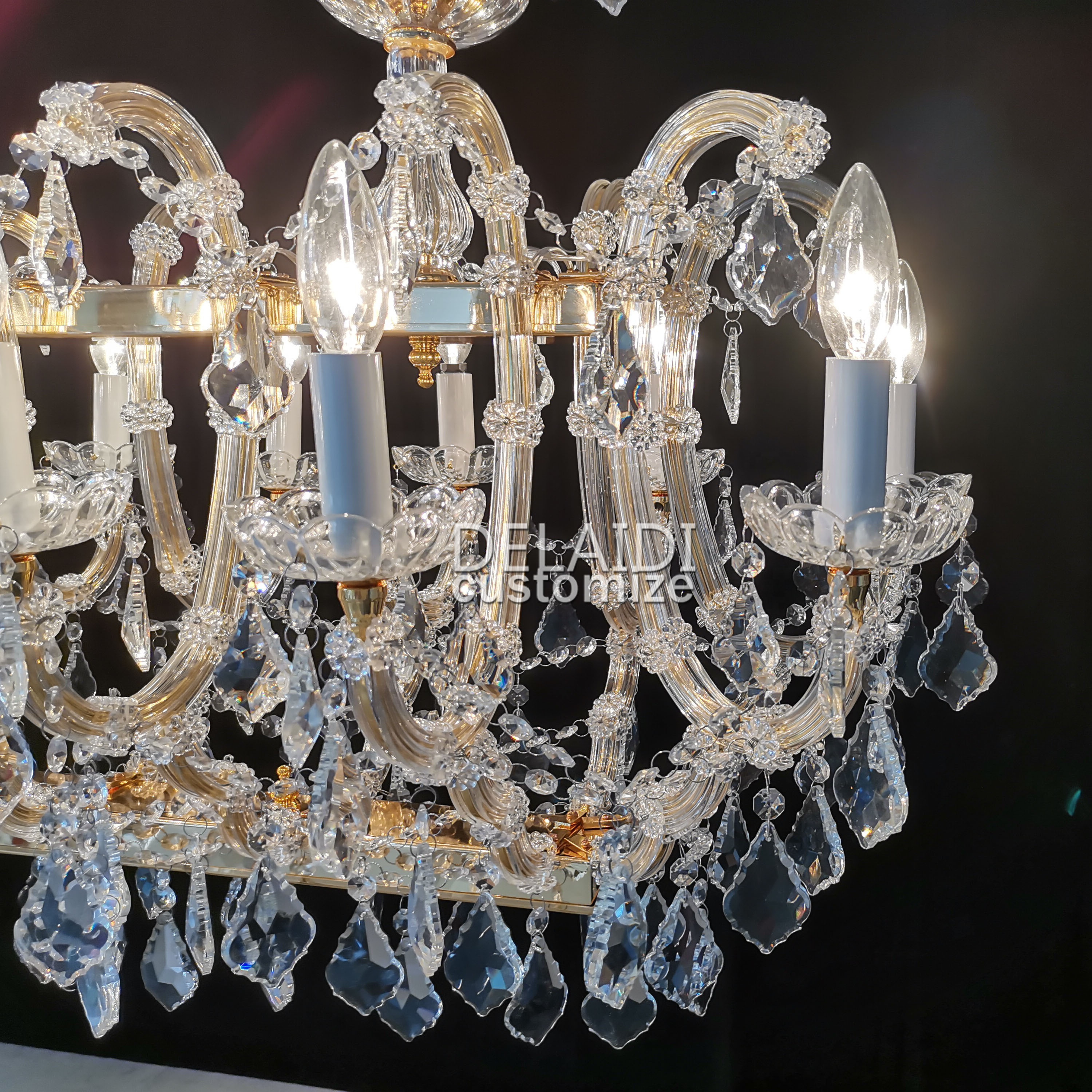 Hanging lamp pendant for dining room rectangle modern chandeliers maria theresa crystal chandelier light fixtures