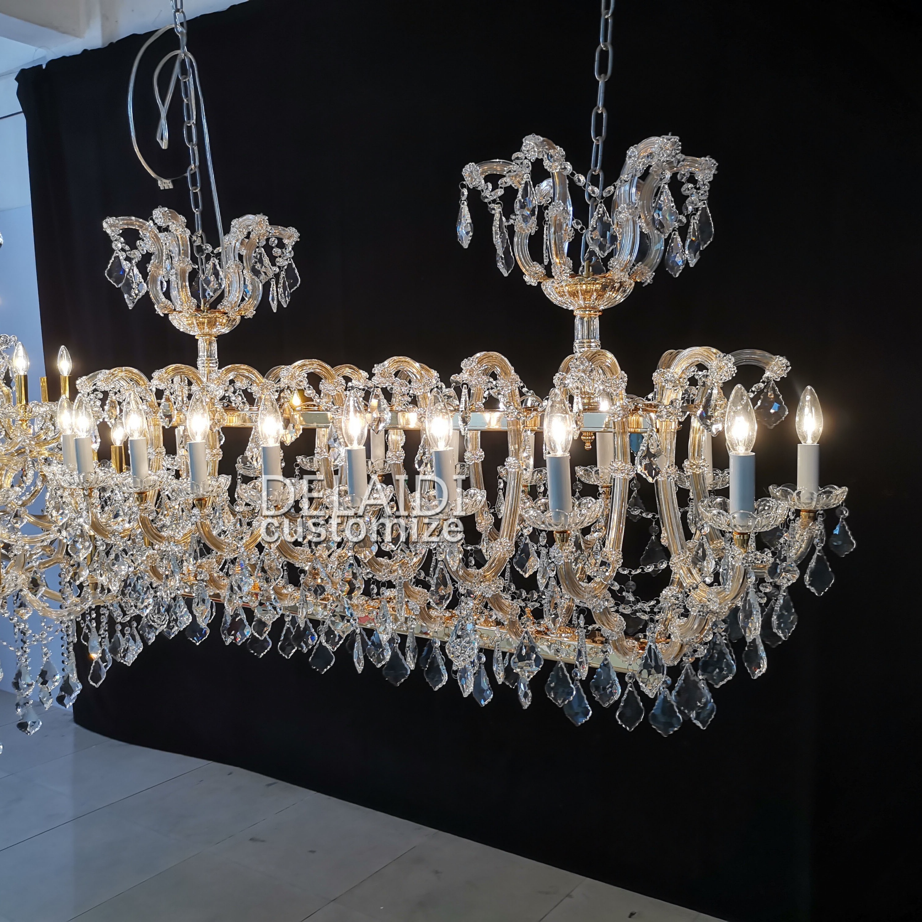 Hanging lamp pendant for dining room rectangle modern chandeliers maria theresa crystal chandelier light fixtures