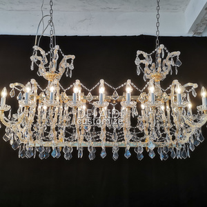 Hanging lamp pendant for dining room rectangle modern chandeliers maria theresa crystal chandelier light fixtures