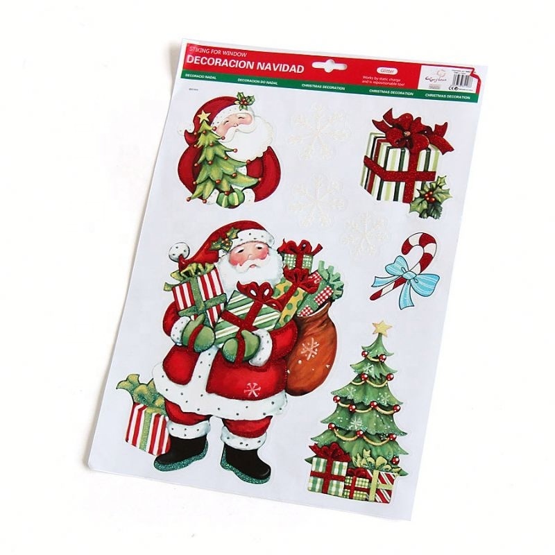 Wholesale New Year Wallpaper Christmas Tree Decoration 3D Wall Sticker