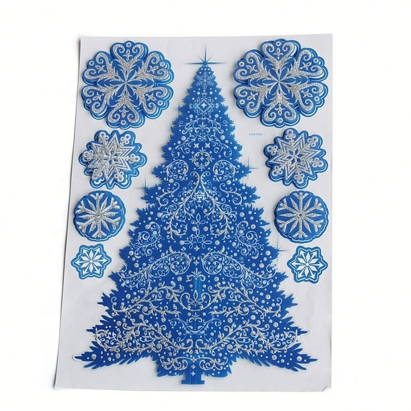 Wholesale New Year Wallpaper Christmas Tree Decoration 3D Wall Sticker