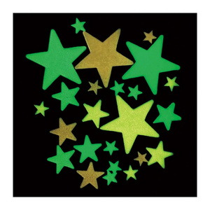 Custom Removable Stars Vinyl Wall Decor Glow Sticker Night glowing stickers