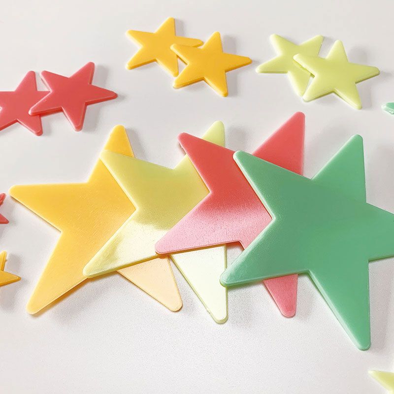 Custom Removable Stars Vinyl Wall Decor Glow Sticker Night glowing stickers