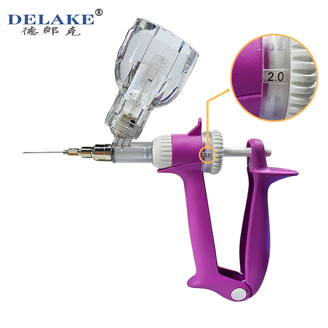 Delake Disposable Automatic 1ML 2ML 5ML Syringe With Needle Veterinary Cow Cattle Sheep Goat Syringe