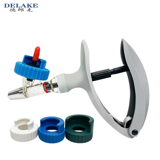 China Delake Animal Farm Use Automatic Safety Vaccine Continuous Syringe With 1ml/2ml/3ml/5ml