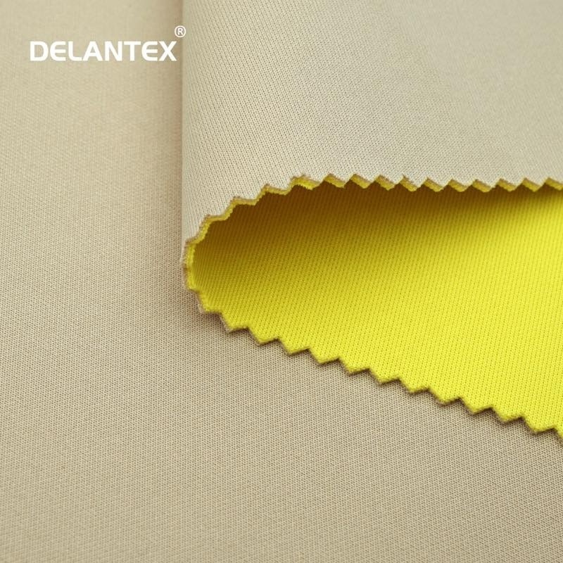 Delantex Heavy bonded fabric print scuba fabric bonded with poly spandex jersey brushed jersey fabric for jacket