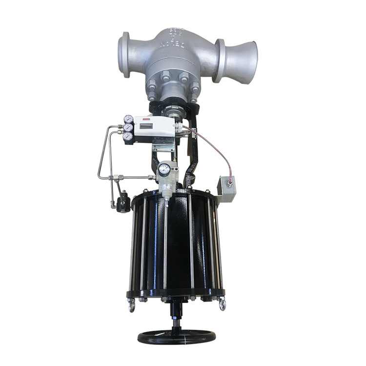 Stainless Steel Sleeve Pneumatic Diaphragm Single Seated Angle Cryogenic Type Control Valve