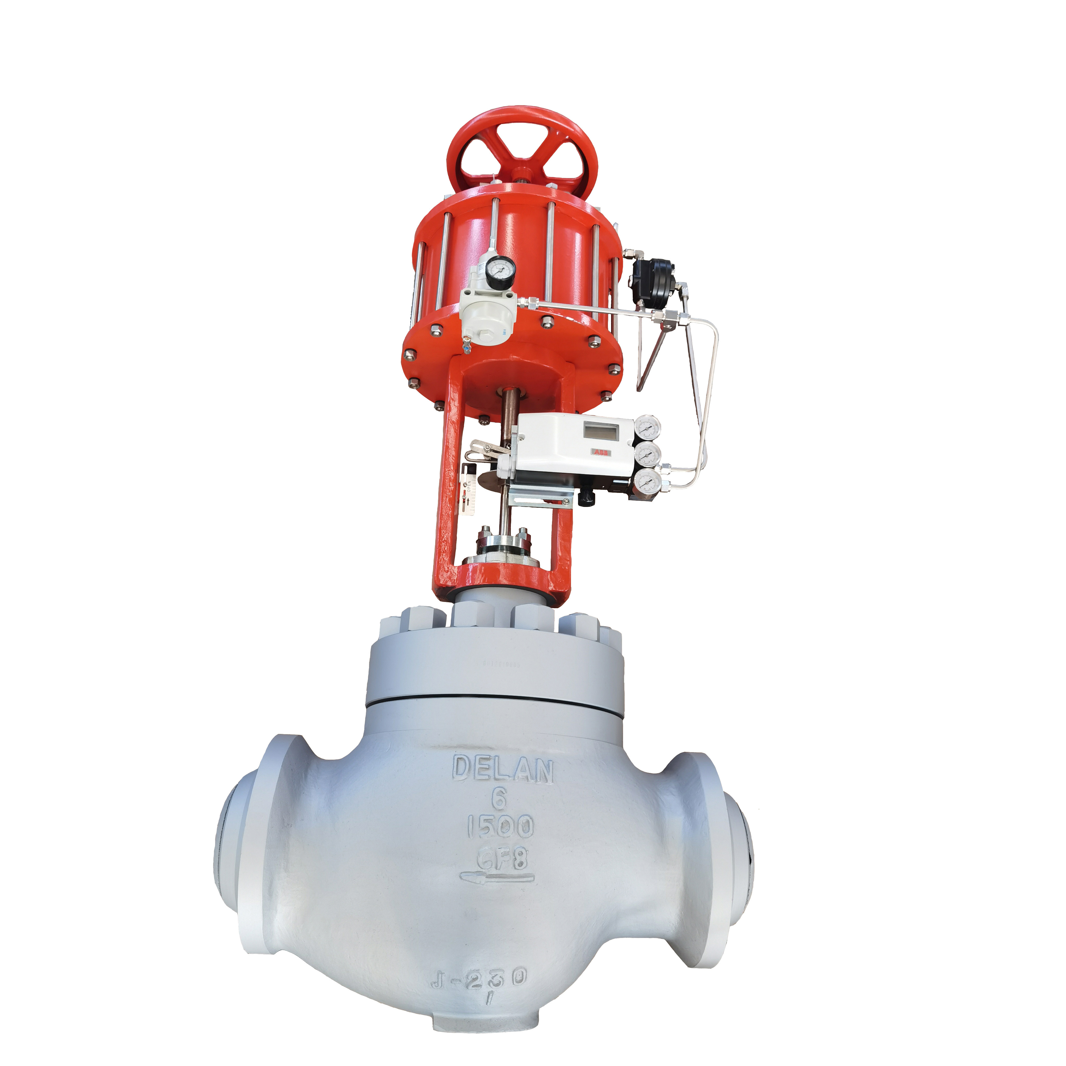 Stainless Steel Sleeve Pneumatic Diaphragm Single Seated Angle Cryogenic Type Control Valve