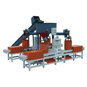 Industrial Wood Pallet Feet Making Machine Wood Shaving Block Compress Machine Round Block Extruder