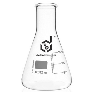 Chemistry Lab Supplies 2023 Top Sale Educational Equipment Flask Erlenmeyer Narrow Mouth Borosilicate Glass 10ml to 5000ml