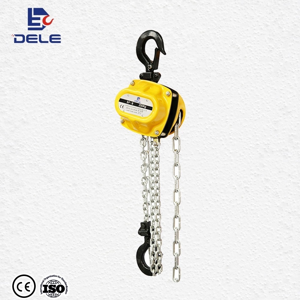 1t  Pulley chain Block manual  Hand Chain Hoist Crane Lifting Machines mechanical hoists and lifting hoist