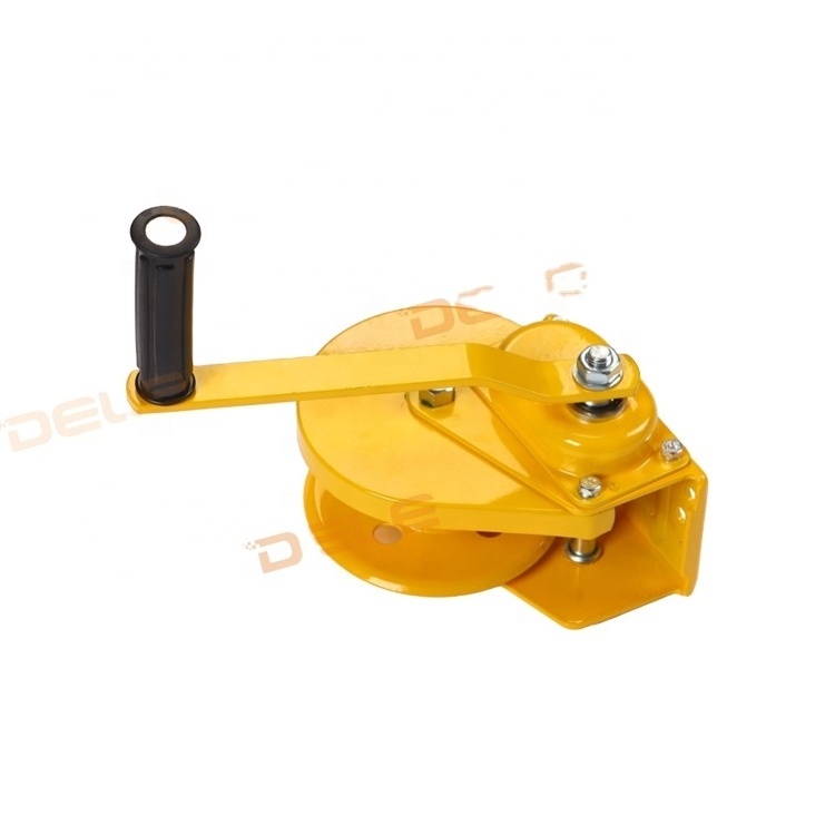 1800LBS portable self locking hand winch with wire rope and manual hand winch and mini hand winch