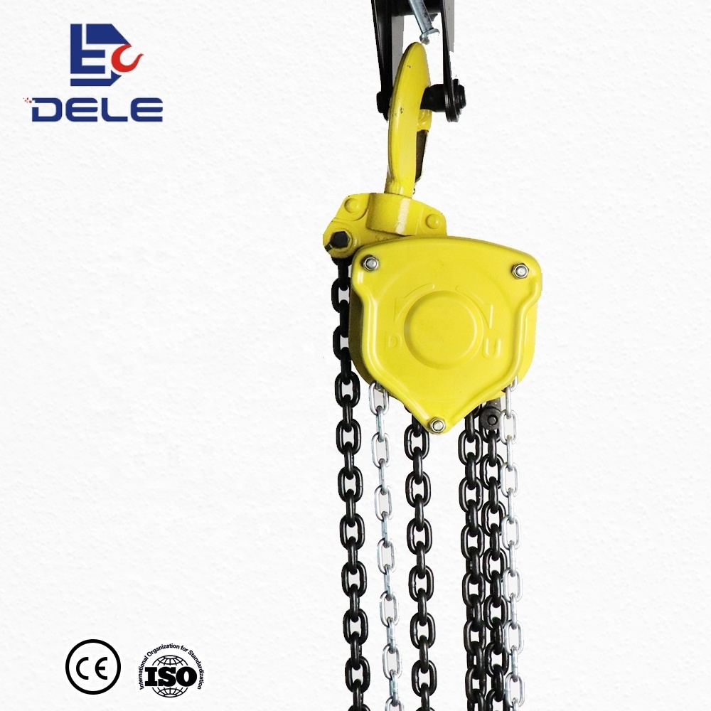 Popular OEM Construction Top Quality 2 Ton Hoists Machinery G80 Manual Chain Hoist Concrete Lifting Hoist Factory Price