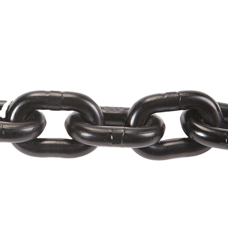 Iron G80 Blacken Lifting Chain 4mm Anti Rust Lifting Chain Iron Chain for Hoist