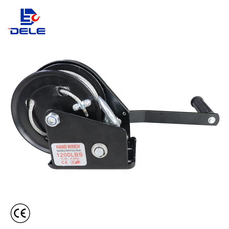 1200/1800/2600LBS C type braking hydraulic portable winch small